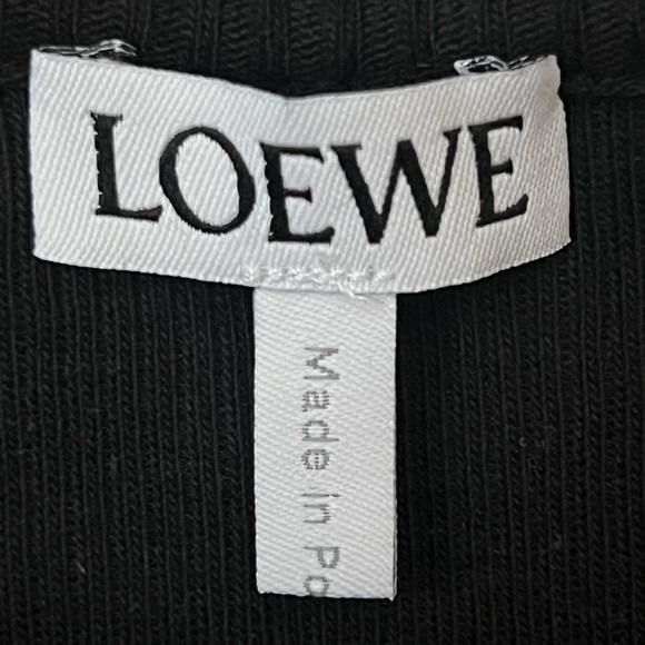 Loewe cropped tank in black - Picture 4 of 6